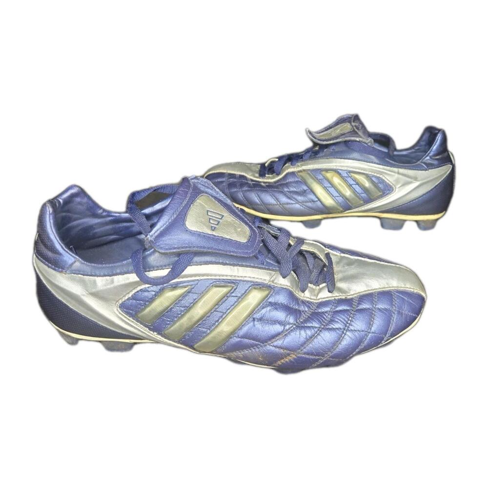 adidas Predator Pulse FG Blue Silver Size 9.5